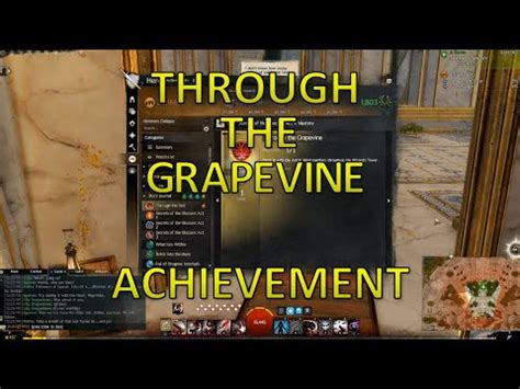 GW2 Through the Grapevine Achievement .